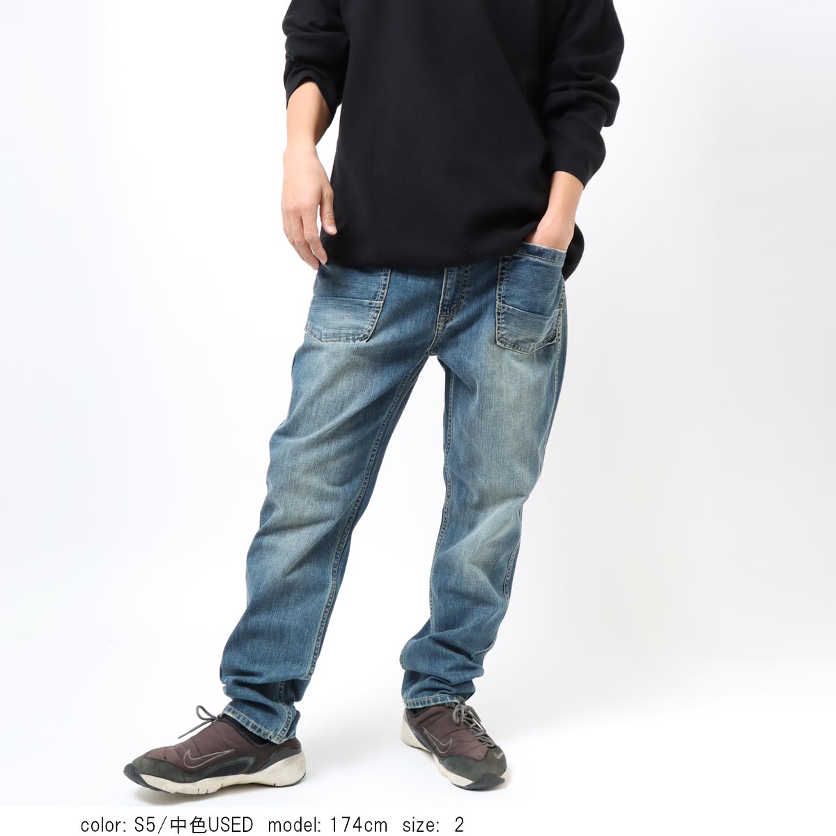 【公式】【定番】【通年人気】Cafetty カフェッティ ワークペグトップ メンズ デニ...