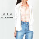 【期間限定価格】【公式】【70%OFF】M・J・G エムジジェ ZIPUPパーカー レディース トップス パーカー オフホワイト 杢グレー ネイビー きれいめ[...