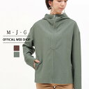 【公式】【50%OFF】M・J・G エムジジェ ZIP UP パーカー レディース トップス パーカー M L 長袖 ジップ開き ストレッチ アウター マウンテンパーカー ネイビー ブラウン アーミーグリーン ス…