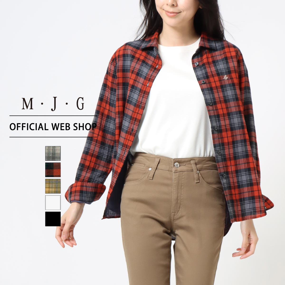 【ブラックフライデーSALE対象】【公式】【30%OFF】M・J・G エムジジェ 接結シャツ レディース トップス シャツ 羽織り カジュアル 着回し 綿100...