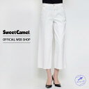 more10 offクーポン対象 5/6まで【公式】【50 OFF】Sweet Camel スウィートキャメル デザインワイド レディース カラーパンツ ワイド 濃色USED 中色USED ホワイト ワイド フルレングス デニム ジーンズ 春夏 SALE SC5304 母の日 プレゼント