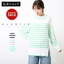【SUMMER SALEで25%OFF!!】【公式】AZURITE by sweet camel アズライト ボーダーボトルネックプルオーバー レディース ニット ホワイト ブラック グレー グリーン ボーダー 上品 高見え オフィス デイリー SCT152