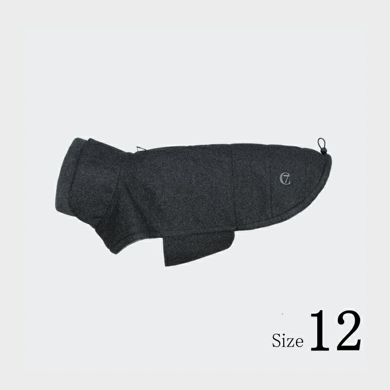 【数量限定!送料無料!】Dog Coat Brooklyn Flannel Anthra size12 ドイツ製耐水犬用コート Cloud7 クラウド7 犬 服...