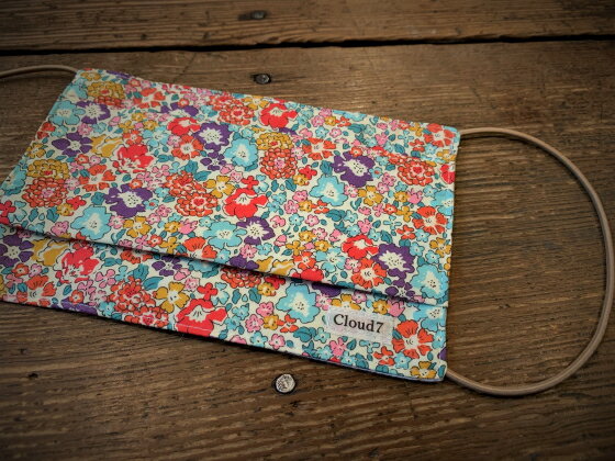 Cotton Mask Flower MeadowLiberty London FabricsCloud7 饦7 ɥ100%3إޥѲǽޥMen