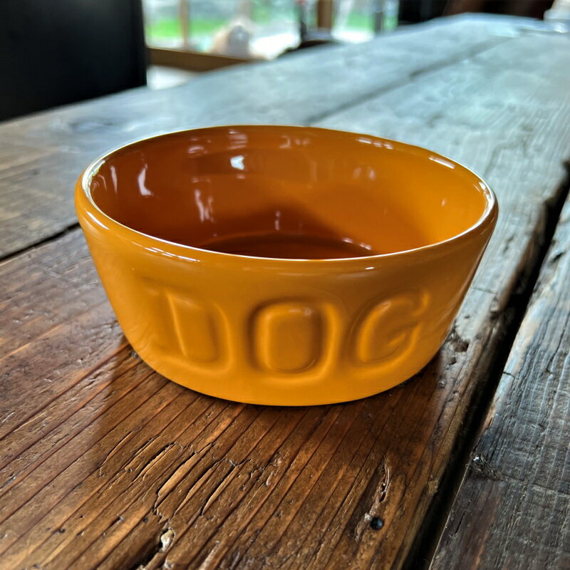 BAUER POTTERY DOG BOWLSサイズ Mangoマンゴー(犬用食器) バウアーポッタリー 【数量限定！送料無料！】【12時までの御注文で即日発送】【おかげさまで信頼の20周年】