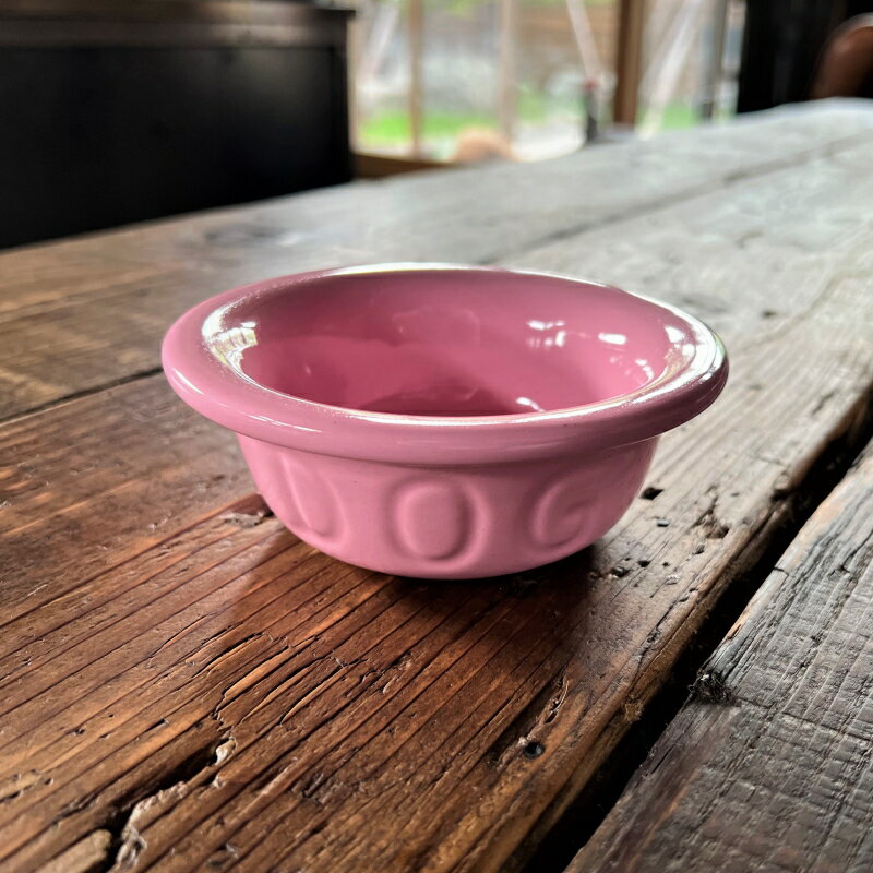 BAUER POTTERY DEMI DOG BOWLPinkピンク(犬用食器) バウアーポッタリー 