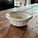 BAUER POTTERY DEMI DOG BOWLWhiteホワイト(犬用食器) バウアーポッタリー 【数量限定！送料無料！】【12時までの御注文で即日発送】【おかげさまで信頼の20周年】