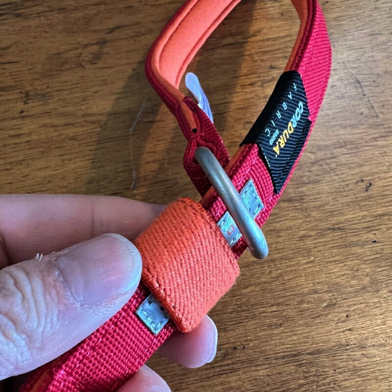 seven seas dog セブンシーズドッグ 中型犬用Mサイズ レッド CORDURA SLIDER COLLAR コーデュラスライダーカラー『安心の年中無休！』『おかげ様で信頼の23周年！』