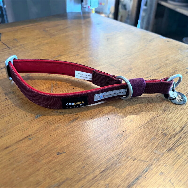 seven seas dog セブンシーズドッグ 中大型犬用Mサイズ ワインレッド CORDURA SLIDER COLLAR コーデュラスライダーカラー 安心の年中無休 おかげ様で信頼の22周年 