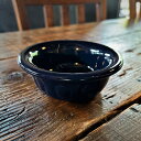 BAUER POTTERY DEMI DOG BOWL Midnight Blue ミッドナイトブルー(犬用食器) バウアーポッタリー 