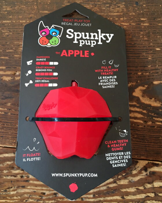 Spunky PupTREAT PLAY TOYapple