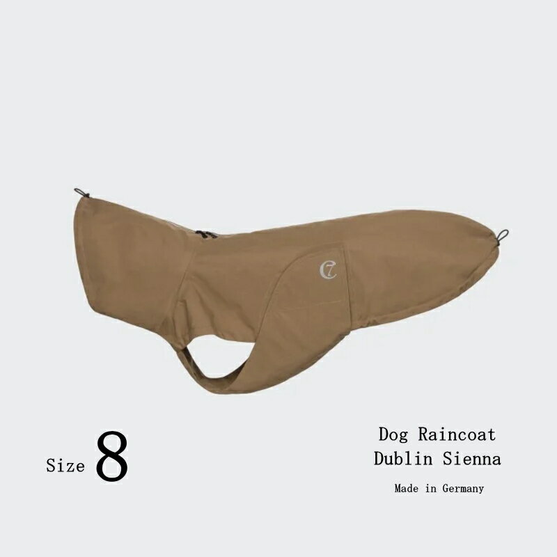 Dog Raincoat Dublin 犬用レインコート ダブリン Size 8 Sienna シェ ...