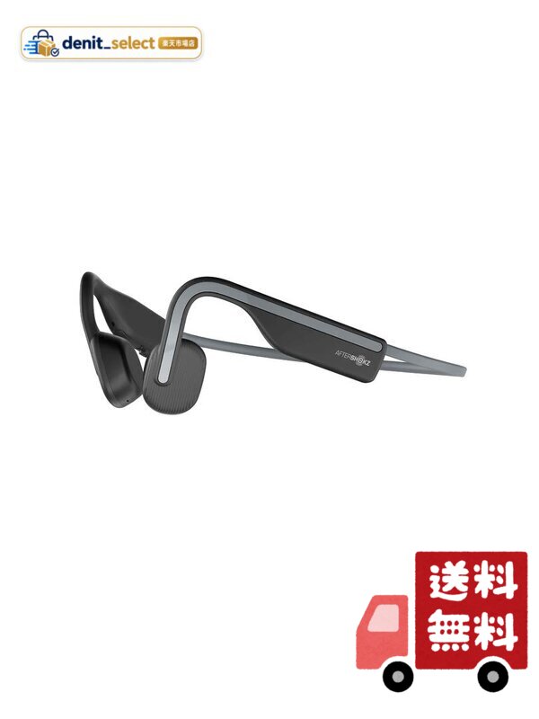 Aftershokz OpenMove 骨伝導 ワイヤレス イヤホン アフターショックス Bluetooth マイク付き ブルートゥース スポーツ 防水 防塵 IP55 (Slate Grey)