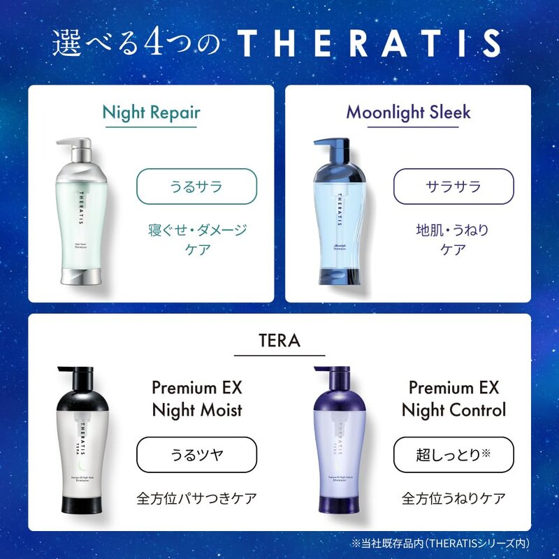 THERATIS (セラティス) ムーンライト スリーク シャンプー トリートメント ペアセット シャンプー・コンディショナーセ denitselect-10011650 denit_select楽天市場店 サンプル画像3