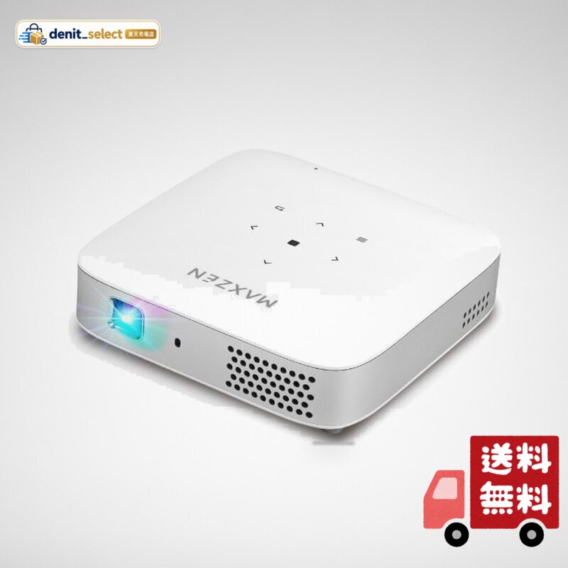 プロジェクター 家庭用 4K対応 ポータブル Wi-Fi2.4G/5G 8000mAh Youtub ...