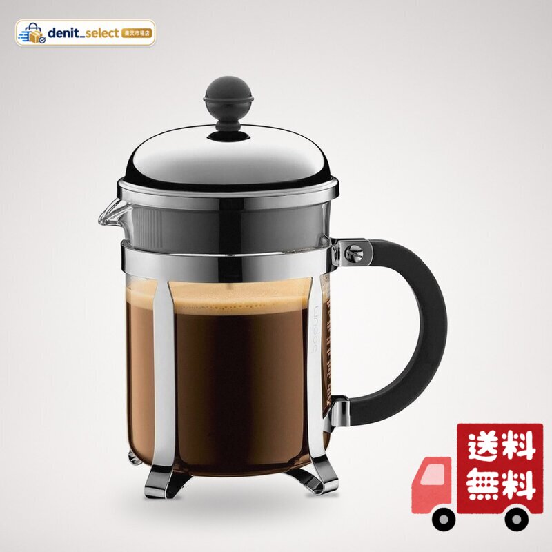 サイズ:D105xW166xH190mm 重量:505g 容量:500ml 素材:本体=耐熱ガラス/フレーム、リッド外側、フィルター=ステンレススチール/リッド内側=ポリアセタール/計量スプーン=ポリプロピレン カラー:シルバー サイズ:幅16.6 ×奥行10.5 ×高さ19 cm 本体重量:480g フタ:PP フィルター:S/S スプーン:PP 本体:耐熱ガラス 原産国:ポルトガル 容量:0.5L 食器洗浄機使用可 電子レンジ使用不可 オーブン使用不可