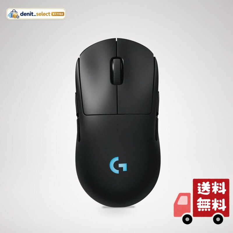 Logicool G PRO 2 LIGHTSPEED 44K DPI ワイヤレス ゲーミングマウス G-PPD-002XWL-BK 軽量 80g LIGHTFORCE ハイブリッドスイッチ HERO2 センサー USB Type-C 95時間連続使用可