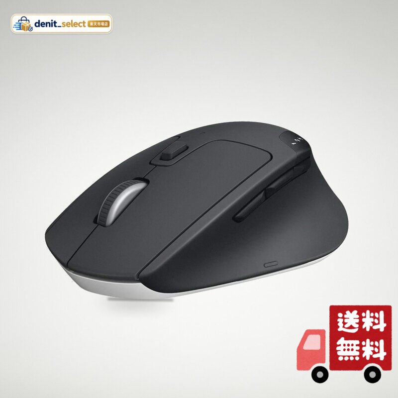 ロジクール ワイヤレスマウス 無線 マウス M720r トライアスロンマウス Bluetooth Unifying 8ボタン ワ denitselect-10010514 denit_select楽天市場店 パッケージ画像