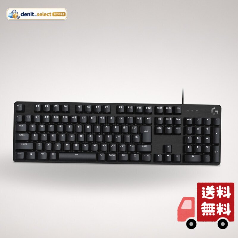 Logicool G ゲーミングキーボード G413SE 有線 タクタイル 確かな打鍵感 日本語配列 高耐久性 PTB キーキャップ ゲーミング キーボード メカニカルキーボード G413 PC window mac Chrome 国内正規品 【 ファイ