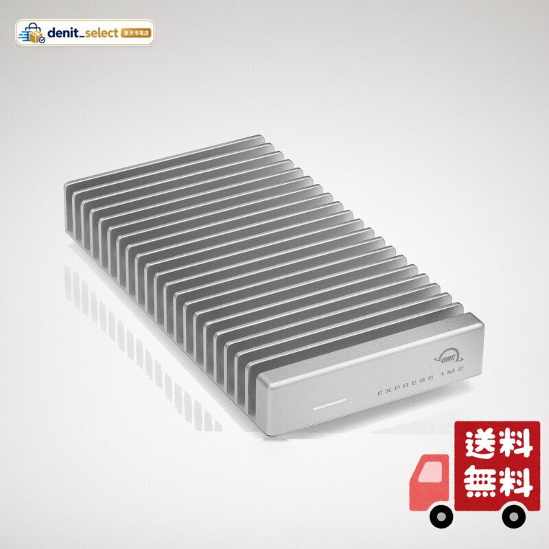 超高速:Thunderboltポータブルエンクロージャの2倍以上の速度、最大実効転送速度3836MB/sの性能 優れた互換性:USB4、Thunderbolt、USB-C搭載のパソコンやデバイスで使用可能 超信頼性と革新性:特許出願中の放熱設計により、SSDを堅牢に保護しながら、ドライブを静かに冷却し、安定した最高速度を実現 強力な選択肢:独自のドライブを構築するか、OWC Aura SSD 搭載ソリューションを選択 柔軟なDIY:NVMe M.2 2280、2242、または2230 SSDから選択可能 ポータブル:バスパワー駆動で手のひらサイズなので、どこでも便利に使用可能 完備:40Gbps USB-Cケーブルとエンクロージャ用ドライバーが付属 安心のOWC限定保証:エンクロージャ本体2年間、ソリューション本体3年間 商品紹介 夢のポータブルドライブを自作するか、先進技術を搭載したOWC Aura SSD搭載のOWC Express 1M2を選ぶことで、究極のクリエイティブパワーを手に入れましょう。既存のドライブを再利用する場合でも、新しいドライブを導入する場合でも、すぐに使えるソリューションの利便性を求める場合でも、Express 1M2なら、最高のパフォーマンスと信頼性をワークフローに注入できます。