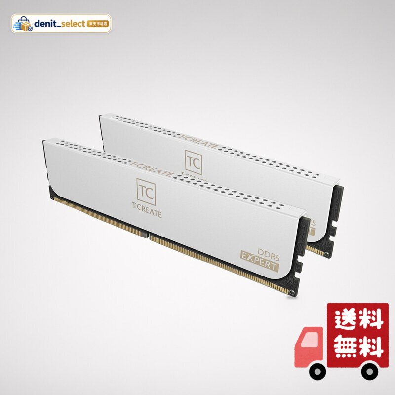 TEAMGROUP T-Create Expert 48GB 2 X 24GB DDR5-6400 PC5-51200 CL32 デュアルチャンネルデスクトップメモリ