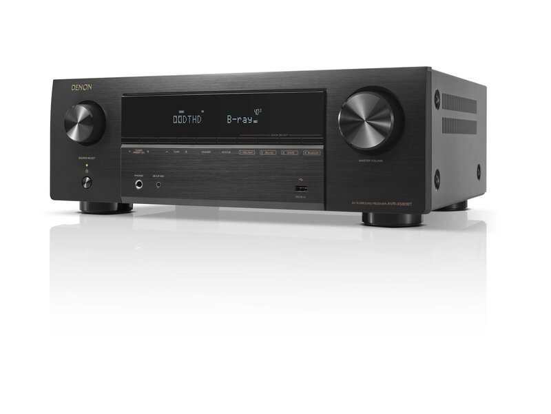 �ǥΥ� Denon AVR-X580BT 5.2ch AV���饦��ɥ쥷���С� 8K Ultra HD��HDR10+�� eARC�б�/�֥�å� AVR-X580BTK