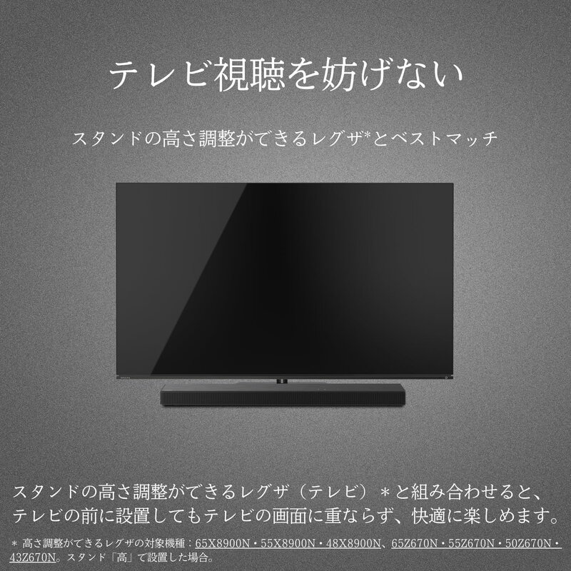 REGZA ������ɥС� TS216G �ϥ��쥾�б� DolbyAtmos�б� Bluetooth�б�