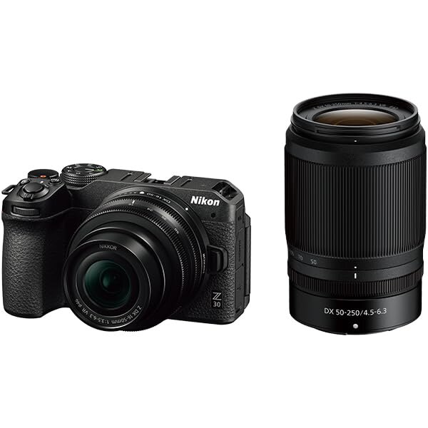 Nikon ニコン ミラーレス一眼 Z30 ダブルズームキット Zマウント APS-C 動画 Vlog 手振れ補正ブラック