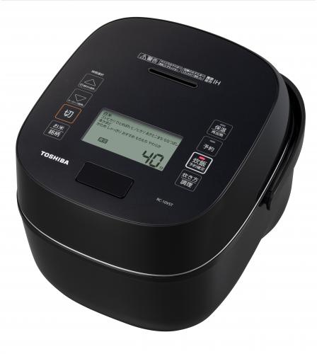 東芝 TOSHIBA 真空圧力IH炊飯器 5.5合炊き グランブラック RC-10VST-K 〈RC10VST-K〉のサムネイル