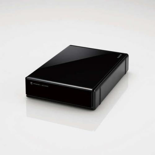 乐天商城 - エレコム ELECOM HDD 外付け SeeQVault規格 USB3.2(Gen1) ブラック 6TB ELD-QEN2060UBK 〈ELDQEN2060UBK〉