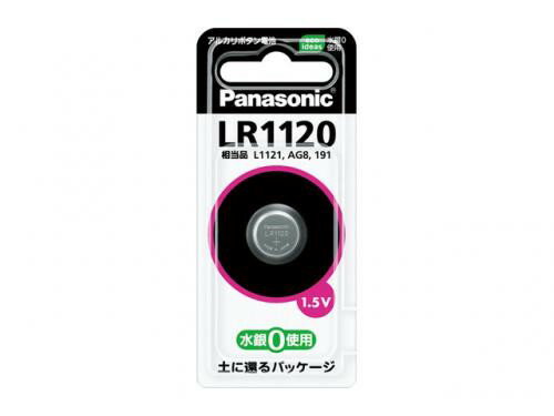 Panasonic アルカリボタン電池 LR1120P パナソニック 〈LR1120P〉