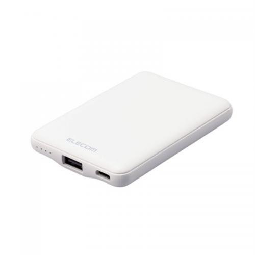 エレコム ELECOM モバイルバッテリー 12W ホワイト