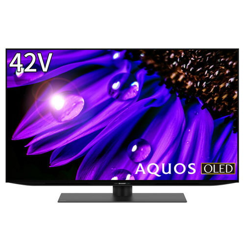 【5/18~5/19までポイント5倍】シャープ SHARP 4Kチューナー内蔵 有機ELテレビ 42V型 4T-C42EQ2 (宅配サイズ商品 / 設置・リサイクル希望の場合は別途料金および配達日・時間指定不可)〈4TC42EQ2〉