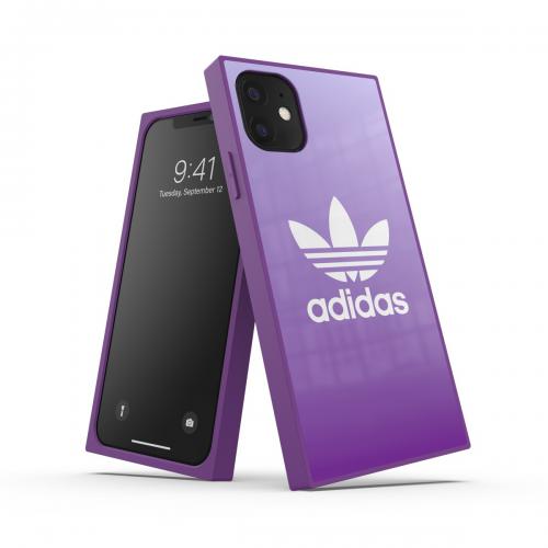 【5/25までポイント5倍】adidas アディダス iPhone 11 ケース カバー スクエアケース アクティブパープル 36364EV7867〈36364EV7867〉