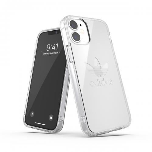 【5/25までポイント5倍】adidas アディダス iPhone 12 mini スマホケース Originals Protective Clear Case FW20 Clear 42381EX7976〈42381EX7976〉