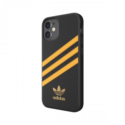 adidas アディダス iPhone 12 mini スマホケース Originals SAMBA FW20 Black /Gold 42479EX7906〈42479EX7906〉