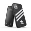 adidas アディダス iPhone 12 mini スマホケース Originals SAMBA FW20 Black /White 42229EX7880〈42229EX7880〉