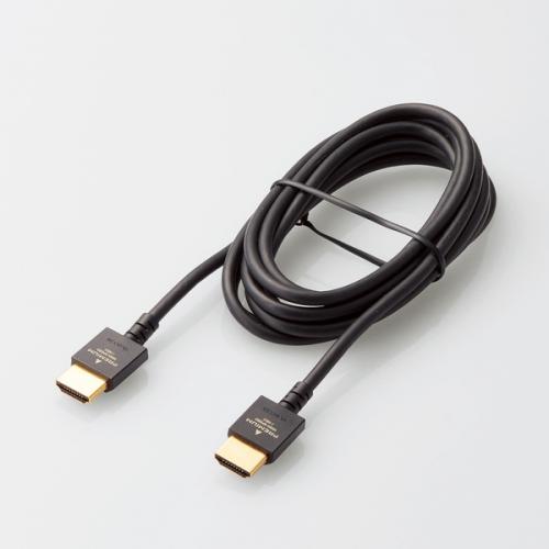 エレコム ELECOM HDMIケーブル Premium やわらか 2.0m ブラック DH-HDP14EY20BK〈D...