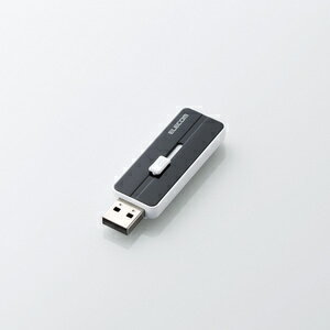 USBメモリ 32GB USB3.1(Gen1) USB3.0 USB2.0 スライド式 Windows11 Mac Chrome ブラック MF-KNU332GBK〈MFKNU332GBK〉