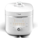 ティファール T-FAL 電気圧力鍋 ホワイト ラクラクッカー 旨み CY3601JP〈CY3601JP〉