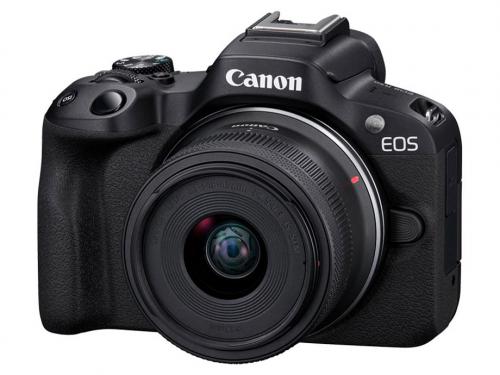 キヤノン Canon ミラーレスカメラ EOS R50 (ブラック)・RF-S18-45 IS STMレンズキット EOSR50BK-1845ISSTMLK〈EOSR50BK1845ISS〉