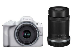 キヤノン Canon ミラーレスカメラ EOS R50 (ホワイト)・ダブルズームキット EOSR50WH-WZK〈EOSR50WHWZK〉