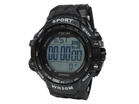 クレファー CREPHA 腕時計 デジタルウォッチ TE-D281-BK〈TED281-BK〉