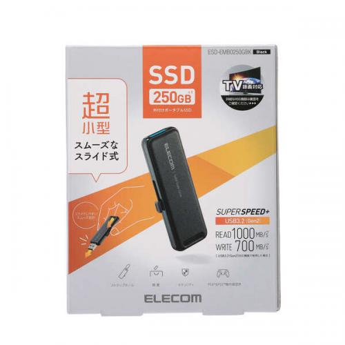 エレコム ELECOM 外付けポータブルSSD ...の商品画像