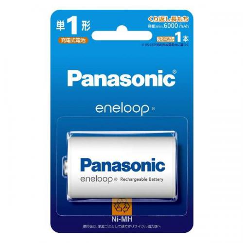 Panasonic パナソニック 単1形ニッケル水素電池 / エネループ スタンダードモデル BK-1MCD-1〈BK1MCD1〉