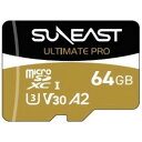 SUNEAST ULTIMATE PRO microSDHC カード 64GB SE-MSDU1064B185〈SEMSDU1064B18〉