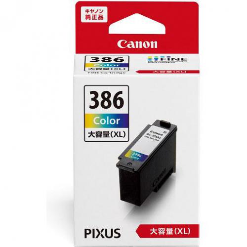 キヤノン canon 純正プリンターインク 大容量 三色カラー BC-386XL