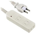 オーム電機 OHM 安全タップ 雷ガード 3個口 5m ホワイト HS-TK35SFW-22〈HSTK35SFW22〉