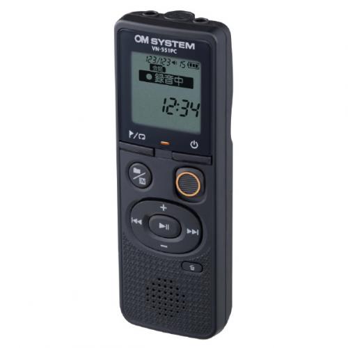 OMSYSTEM オーエムシステム ICレコーダー 4GB VN-551PC-OM〈VN551PC-BLK〉（楽天・デンキチWeb 楽天市場店）