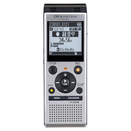 OMSYSTEM オーエムシステム ICレコーダー 4GB WS-882SLV〈WS882〉